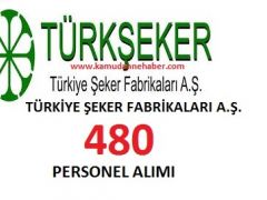 Türkiye Şeker Fabrikaları İşçi Alım İlanı.