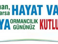 21 MART DÜNYA ORMANCILIK GÜNÜ VE 22 MART DÜNYA SU GÜNÜ KUTLU OLSUN!!!