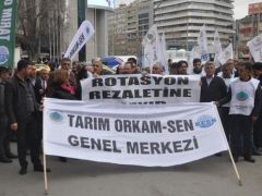 Tarım Orkam-Sen’den Targel rotasyon protestosu