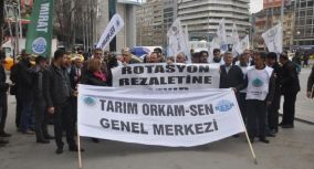 Tarım Orkam-Sen’den Targel rotasyon protestosu