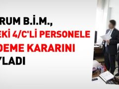 DSİ’deki 4/C’li personele ek ödemeye onay kararı.