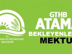 GTHB Atama Bekleyenlerden Mektup