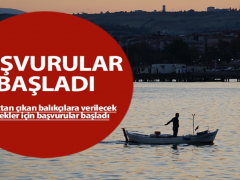 Avcılıktan çıkan balıkçılara verilecek destekler için başvurular başladı