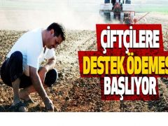 Çiftçilere 918 milyon TL’lik destek ödemesi başlıyor