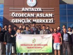 SERACILIK VE ORGANİK TARIM KAMPI BAŞLADI