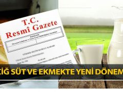 Çiğ süt ve ekmekte yeni dönem