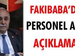 Fakıbaba’dan personel alım açıklaması