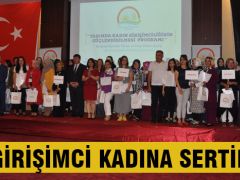 50 girişimci kadına sertifika