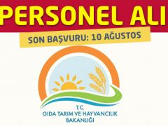 Tarım ve Orman Bakanlığı 7 Sözleşmeli Personel Alımı Yapacağını İlan Etti