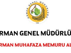 Orman Genel Müdürlüğü Orman Muhafaza Memuru alacak