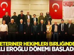 Veteriner Hekimleri Birliği’nde Eroğlu dönemi başladı