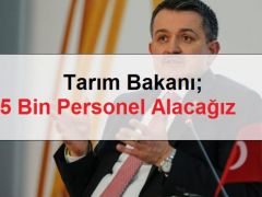 Tarım ve Orman Bakanı Bekir Pakdemirli, 5 bin kişinin Orman Genel Müdürlüğü’nde işe alınacağını açıkladı