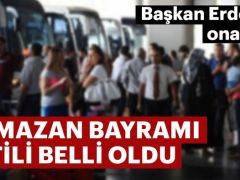 Ramazan Bayramı tatili 9 gün oldu!