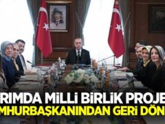 Tarımda Milli Birlik Projesi Cumhurbaşkanından geri döndü!