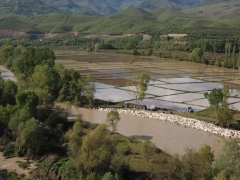 Kastamonu’nun Hanönü ilçesinde çeltik ekimine başlandı.