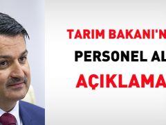 Tarım Bakanı’ndan personel alım açıklaması