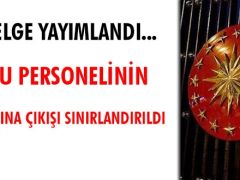 Kamu personelinin yurt dışına çıkışı sınırlandırıldı