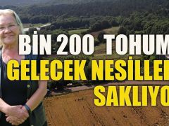 Çocukluğundan beri topladığı bin 200 çeşit yerli tohumu gelecek nesiller için saklıyor