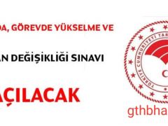 Görevde Yükselme ve Unvan Değişikliği Sınavı Geliyor