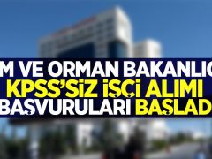 Tarım ve Orman Bakanlığı 826 sözleşmeli işçi alacak